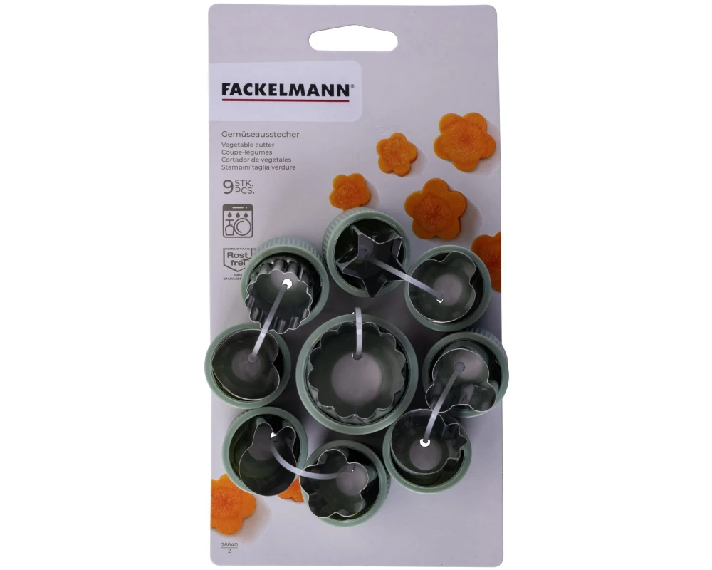 Fackelmann Gemüse-Ausstecher-Set MiniCooking