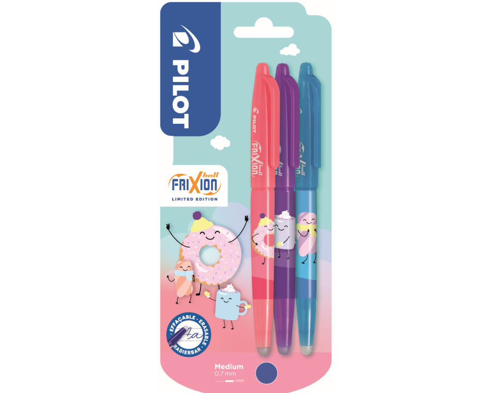 PILOT Frixion Ball Sweet 0.7mm 150.400.00BL 3 Farben