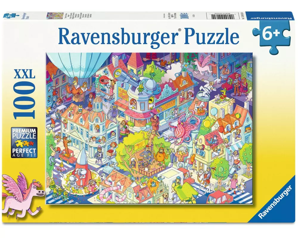 Ravensburger Puzzle Trubel in Chaoshausen