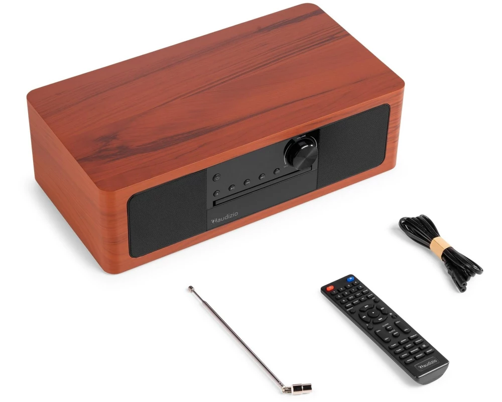 Audizio Lunata-CRM Hifi-Player, CD, DAB+, BT, HDMI ARC, cherry Rot