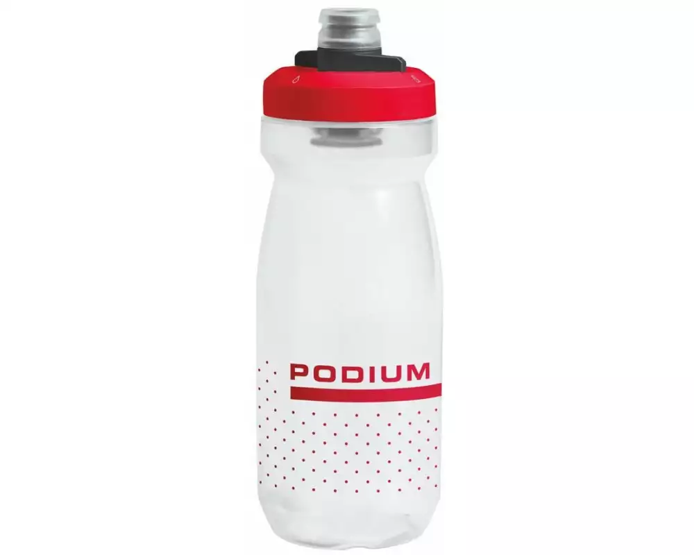 CamelBak Bidon Podium Bottle, 0.62 l, Rot/Transparent
