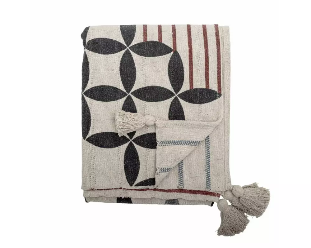 Bloomingville Tagesdecke Forma, 155 x 130 cm, Natur