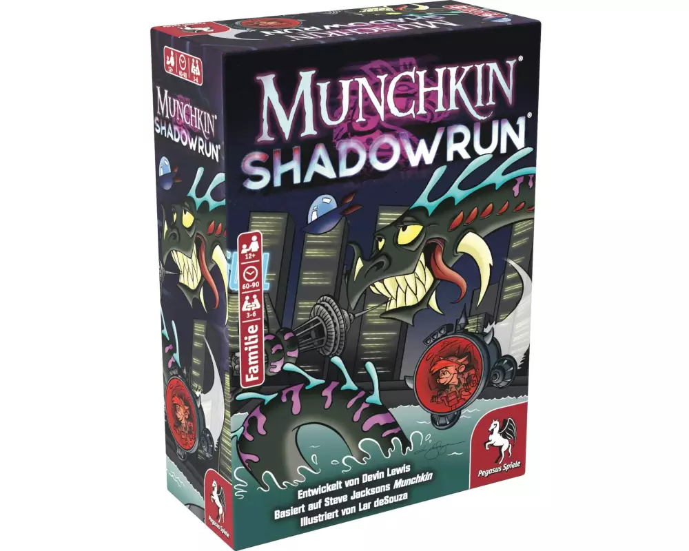 Pegasus Spiele Kartenspiel Munchkin Shadowrun -DE-