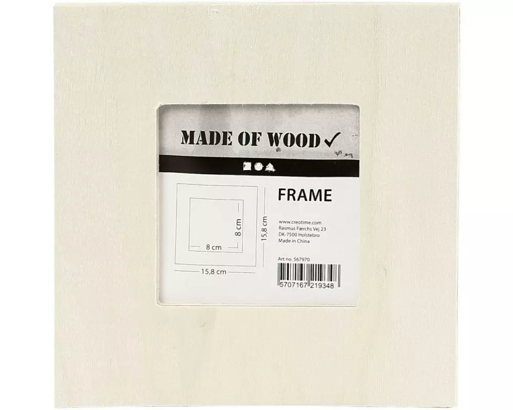 Creativ Company Fotorahmen 15.8 x 15.8 cm, 1 Stück