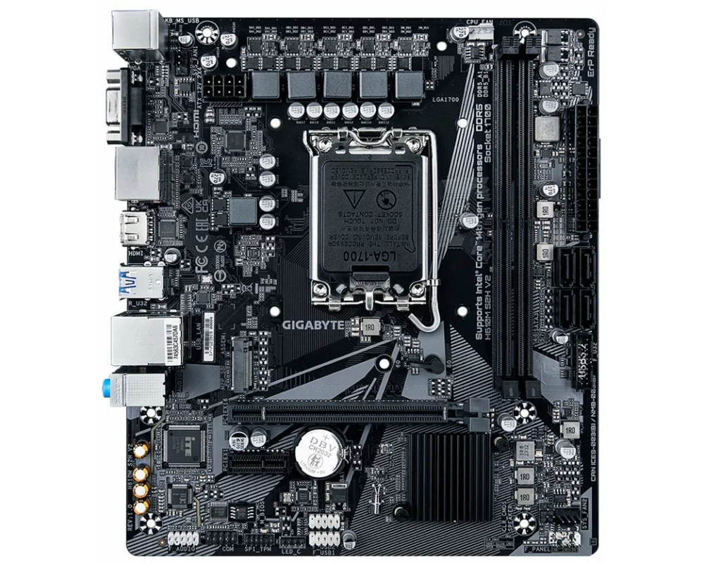 Gigabyte H610M S2H V2 LGA1700 2xDDR5 4xSATA 1xM.2