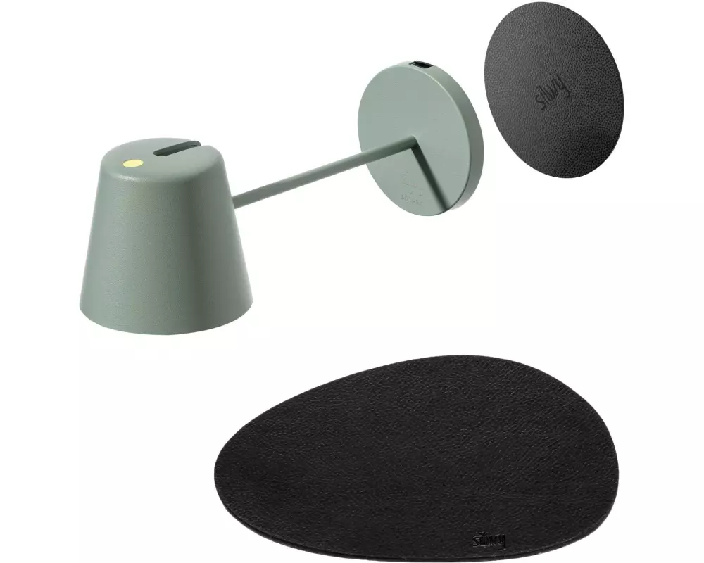 Silwy Magnet-Leuchte Portofino Olive inkl. Platzset und Pad