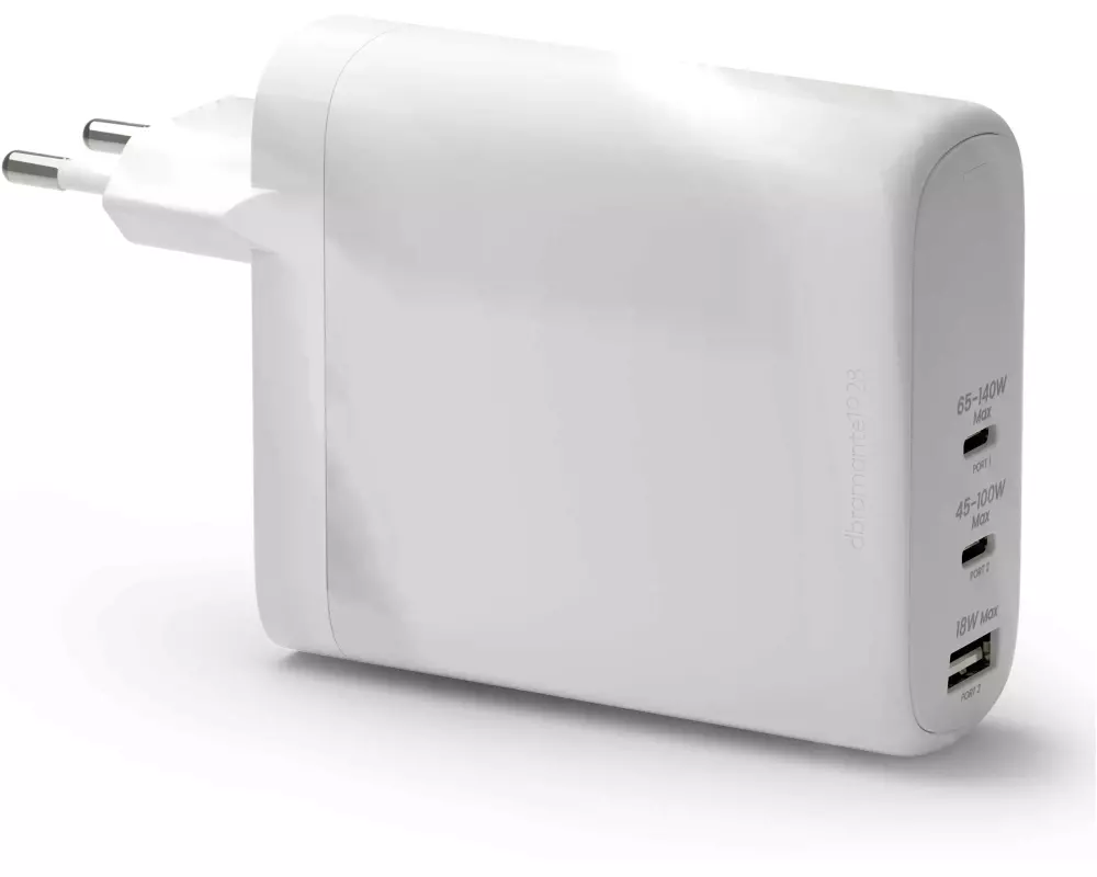 dbramante1928 USB-Wandladegerät USB-C + USB-A 140W + 100W + 30W