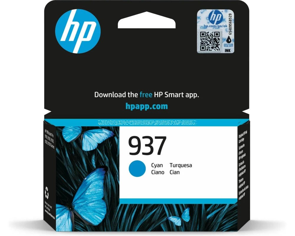 HP Tinte Nr. 937 (4S6W2NE) Cyan
