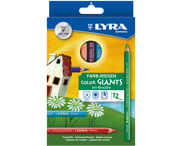 LYRA Farbriesen 3941120 12 Farben Etui