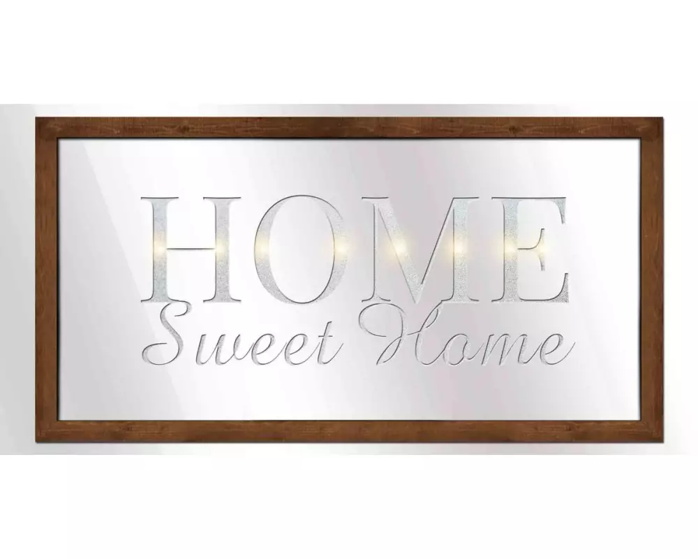 Dameco Spiegel LED «Home» 40 x 20 cm