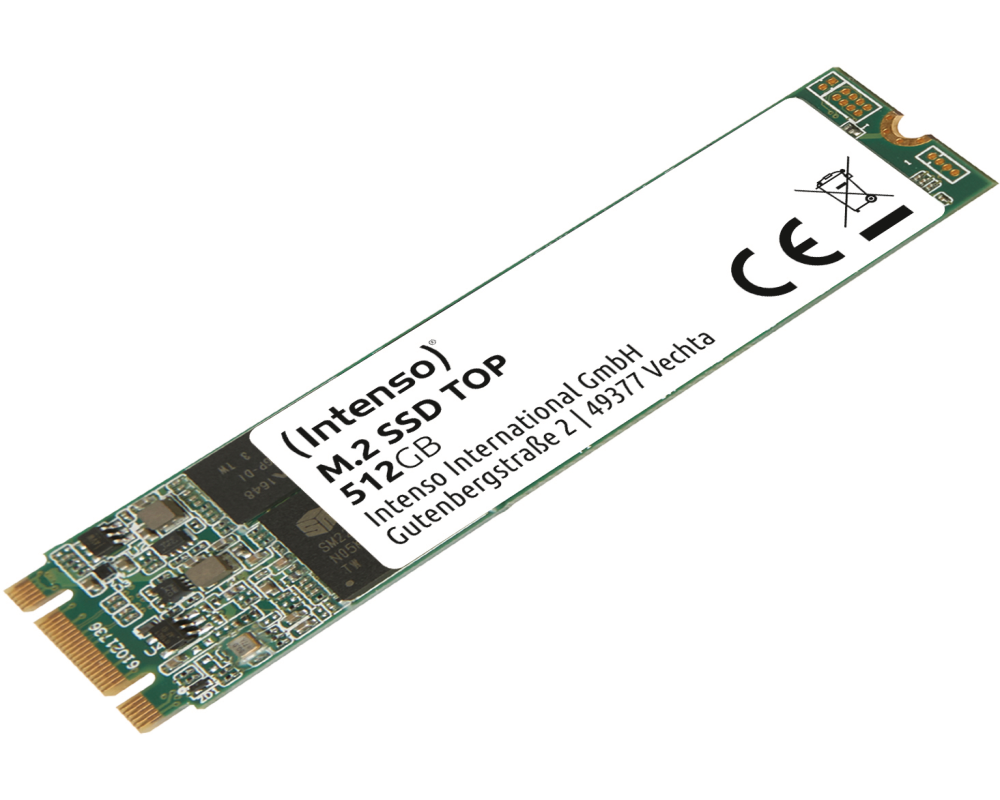 INTENSO M.2 SSD Top 512GB 3832450 SATA III, m.2 2280