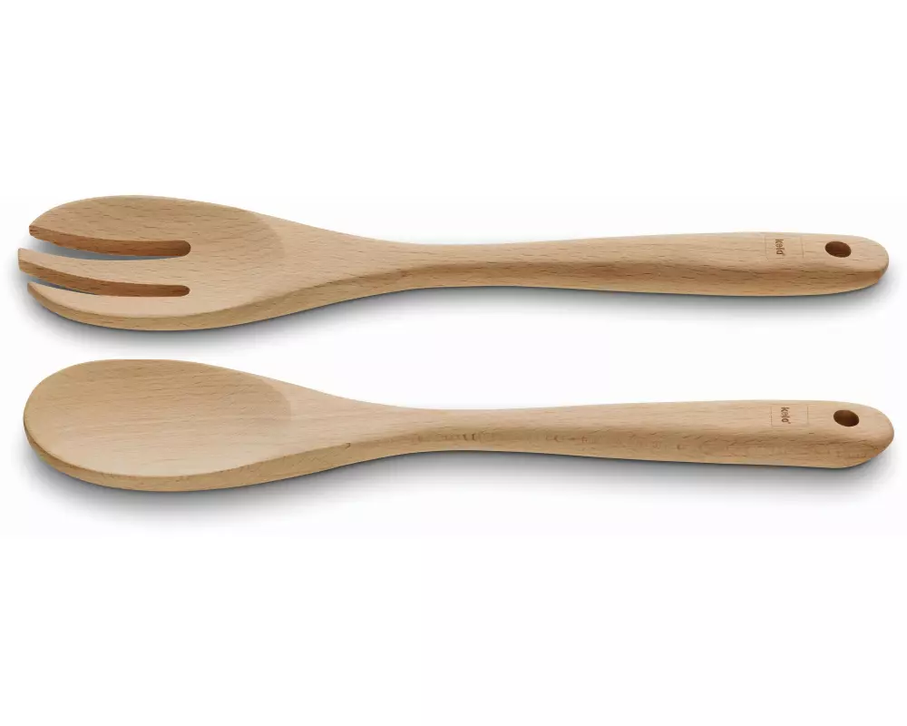 Kela Salatbesteck Calla Hellbraun