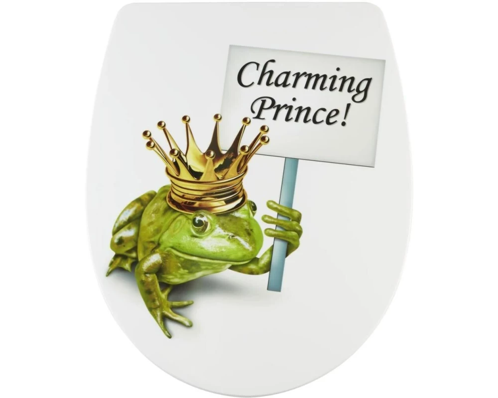 diaqua Toilettensitz Charming prince Grün/Weiss