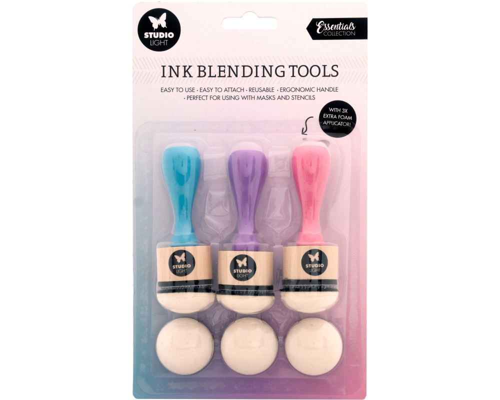 SIZZIX Farbmischwerkzeuge INKAP01 Pads 3 cm 6 Stück