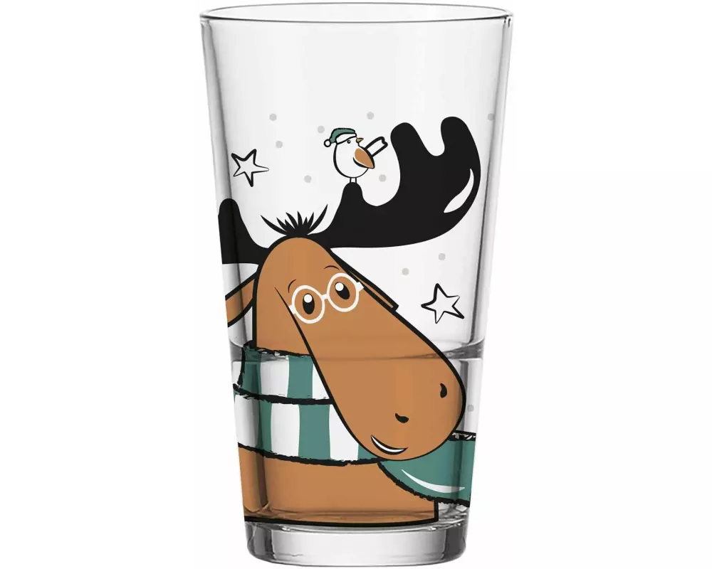 Leonardo Trinkglas Elch 6 x 330 ml, Transparent
