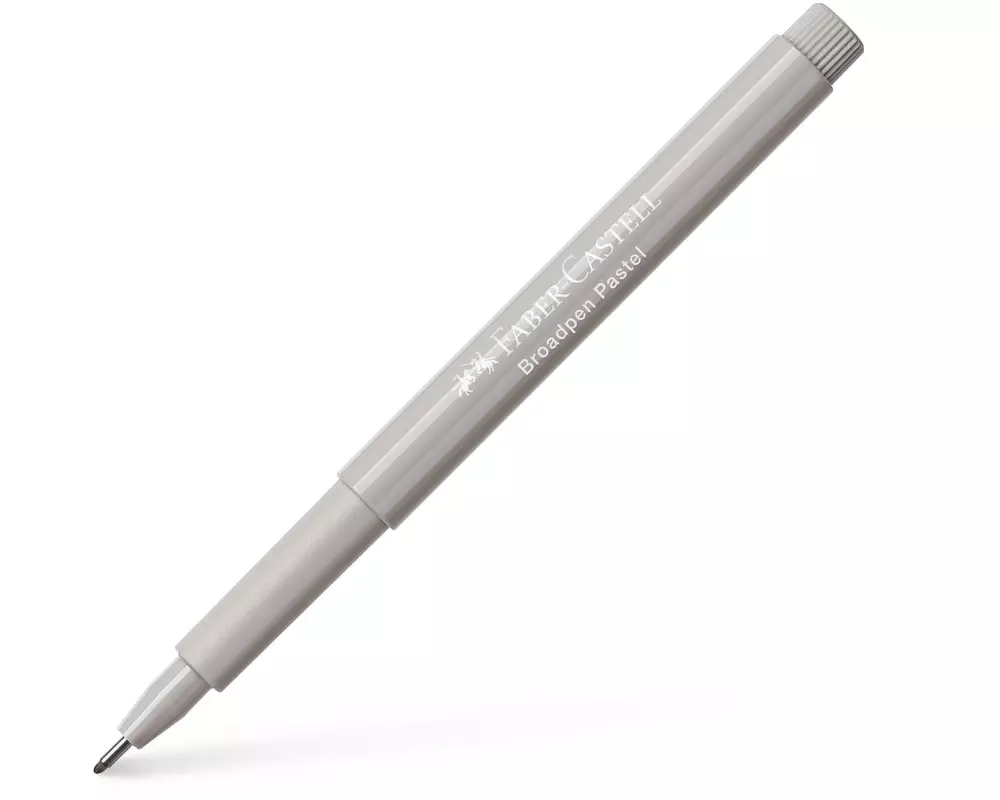 Faber-Castell Fineliner Broadpen 1554 0.8 mm, Pastellgrau