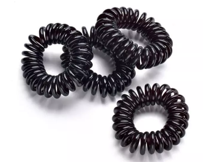 DailyGo Haar-Twister 3.5 cm 4 Stück, Schwarz
