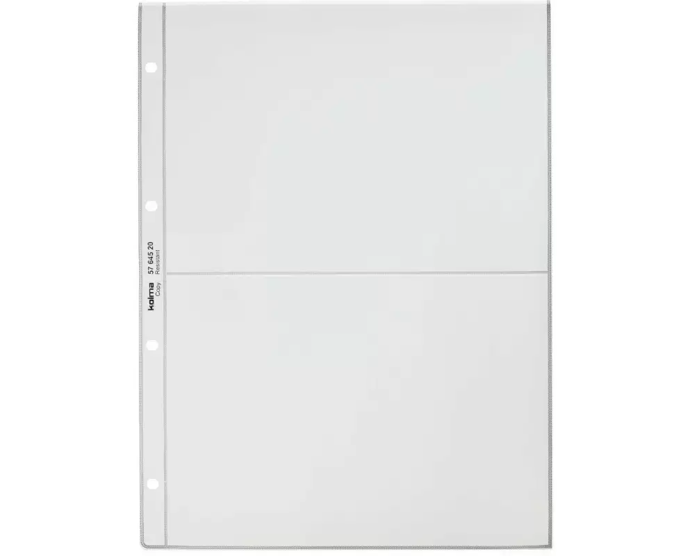 Kolma Zeigetasche 2 x A5 quer Transparent, 10 Stück