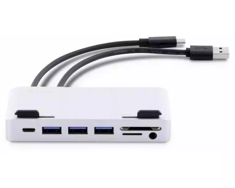 LMP Dockingstation USB-C Attach 7 Port iMac Silber