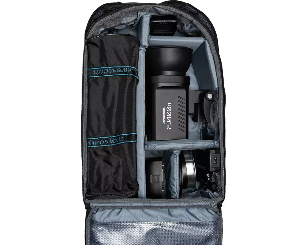 Westcott Blitzgerät FJ400 II Strobe 1-Light Rucksack-Set