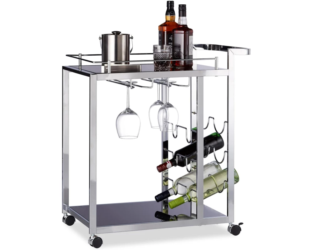 relaxdays Servierwagen Baron 75 x 40 x 70 cm