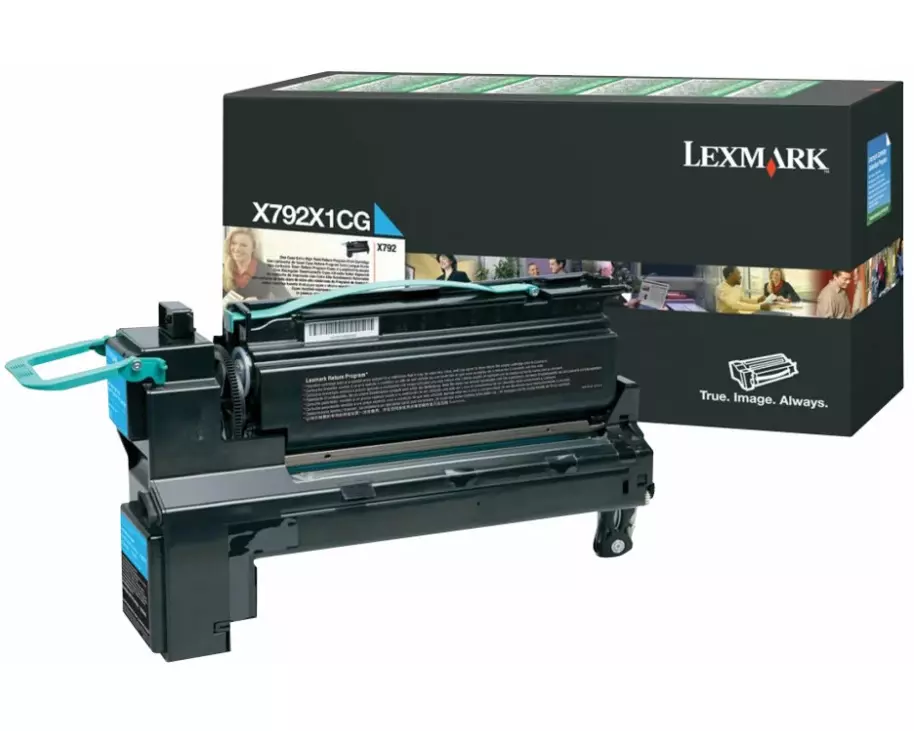 LEXMARK X792 Toner cyan extra high Capacity 20.000 pages return program
