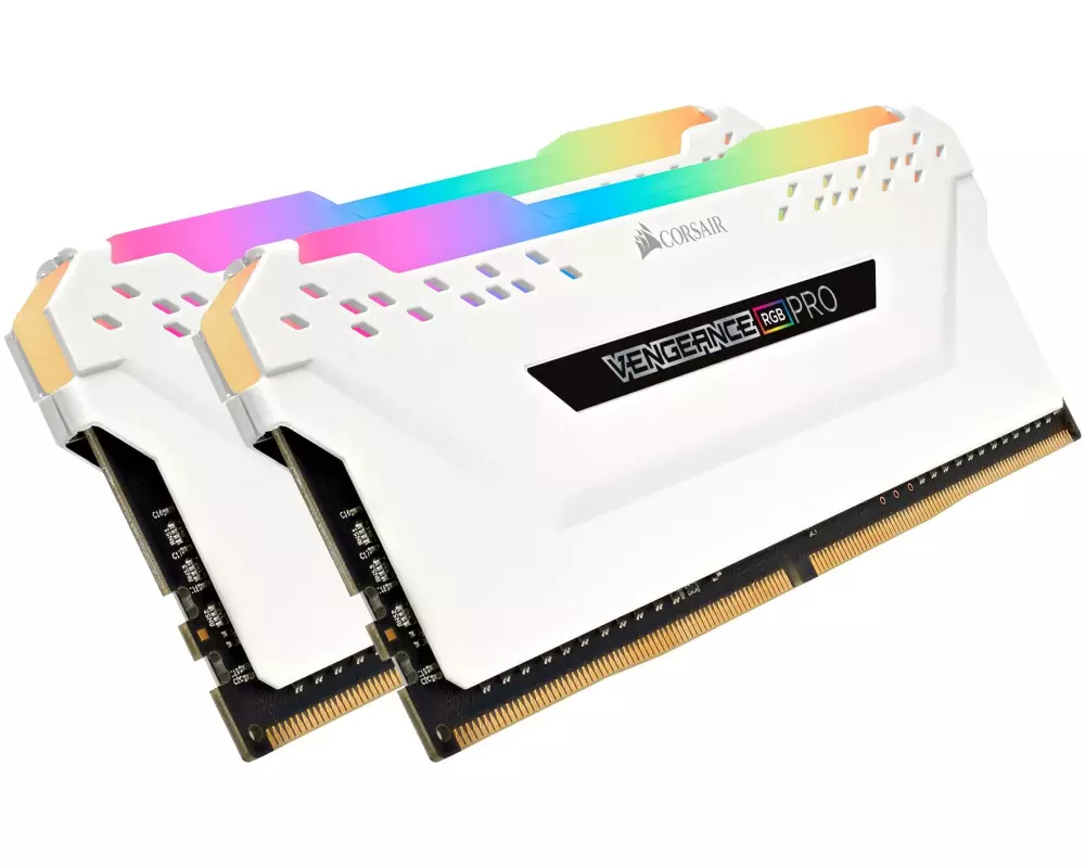 Corsair DDR4-RAM Vengeance RGB PRO White iCUE 3600 MHz 2x 8 GB