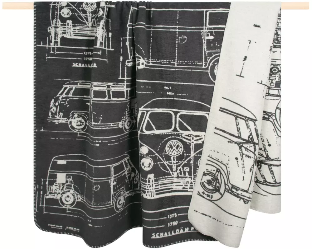 pad Decke Volk 150 x 200 cm, Grau