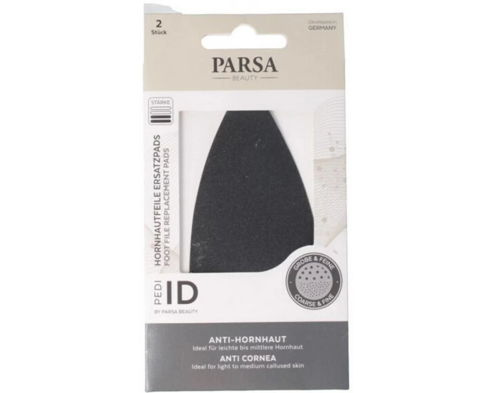 Parsa Beauty Hornhautfeile Ersatzfeilflächen Pedi ID Duo