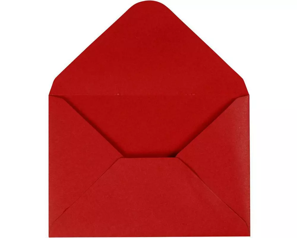 Creativ Company Couvert 11.5 x 16 cm Rot
