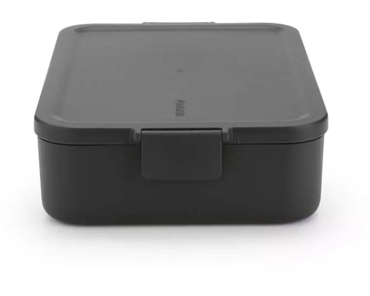 Brabantia Lunchbox Make & Take 25.5 x 16.7 x 6.2 cm, Dunkelgrau