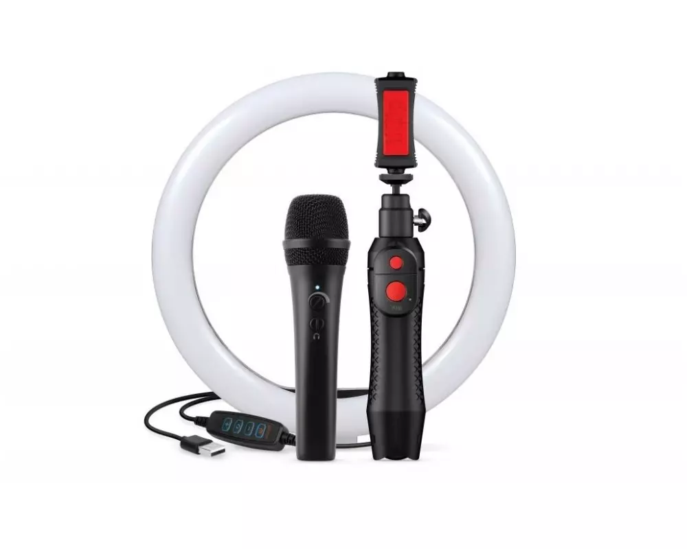 IK Multimedia Kondensatormikrofon iRig Video Creator HD Bundle