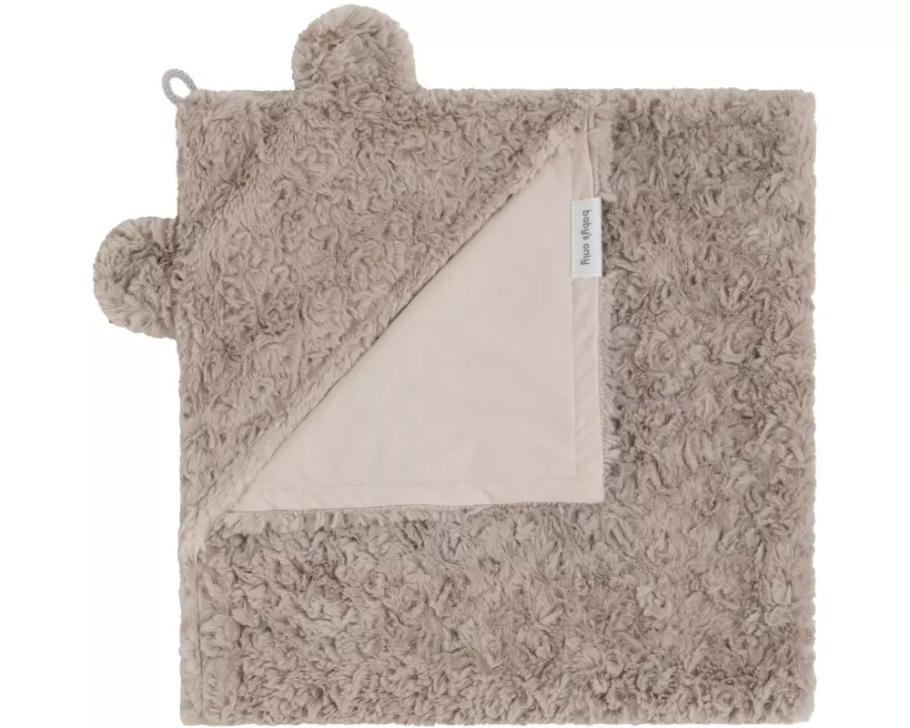 baby's only Einschlagdecke mit Ohren, Snow Taupe