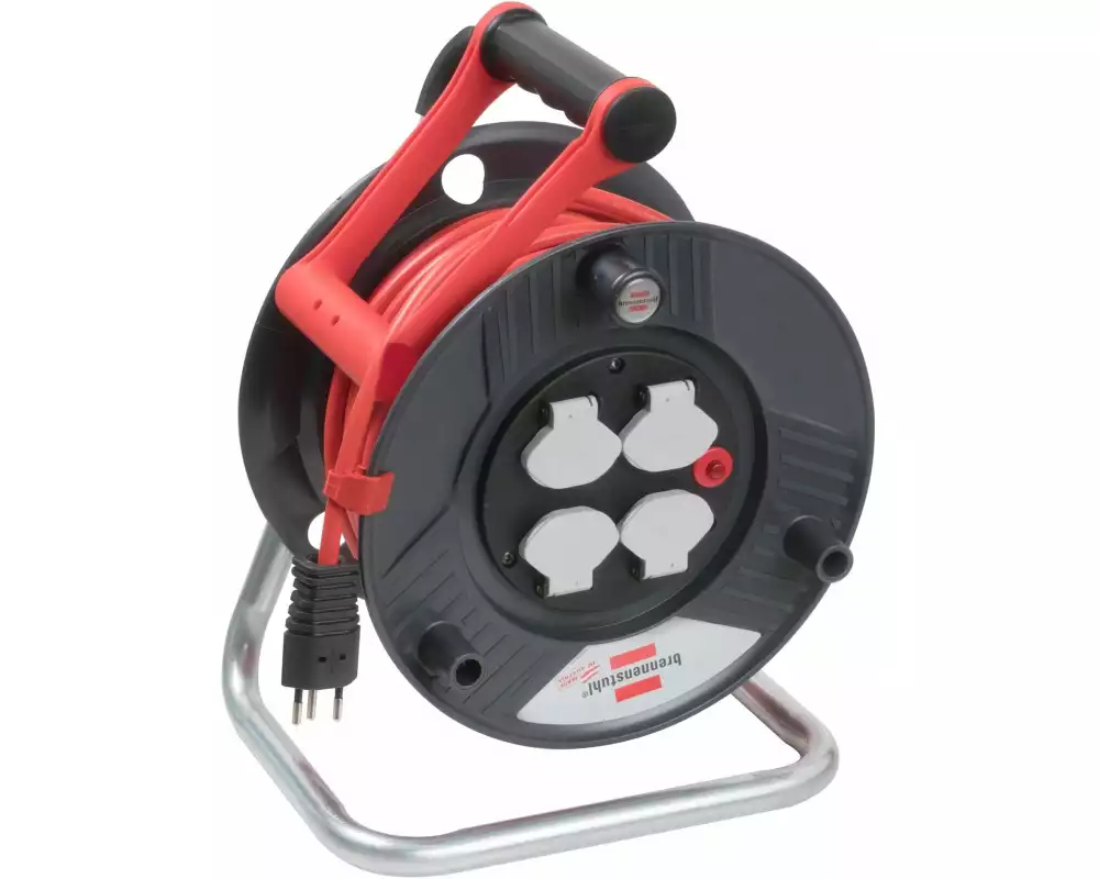 Brennenstuhl Kabelrolle Garant 25 m 4x T13, 230 V, IP20