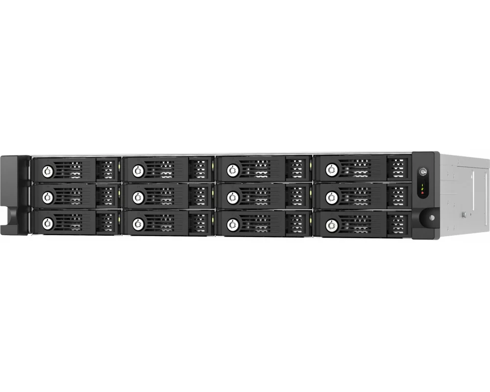 QNAP TL-R1200PES-RP 12-bay 2U rackmount PCIe interface SATA JBOD expansion enclosure 2.5/3.5inch
