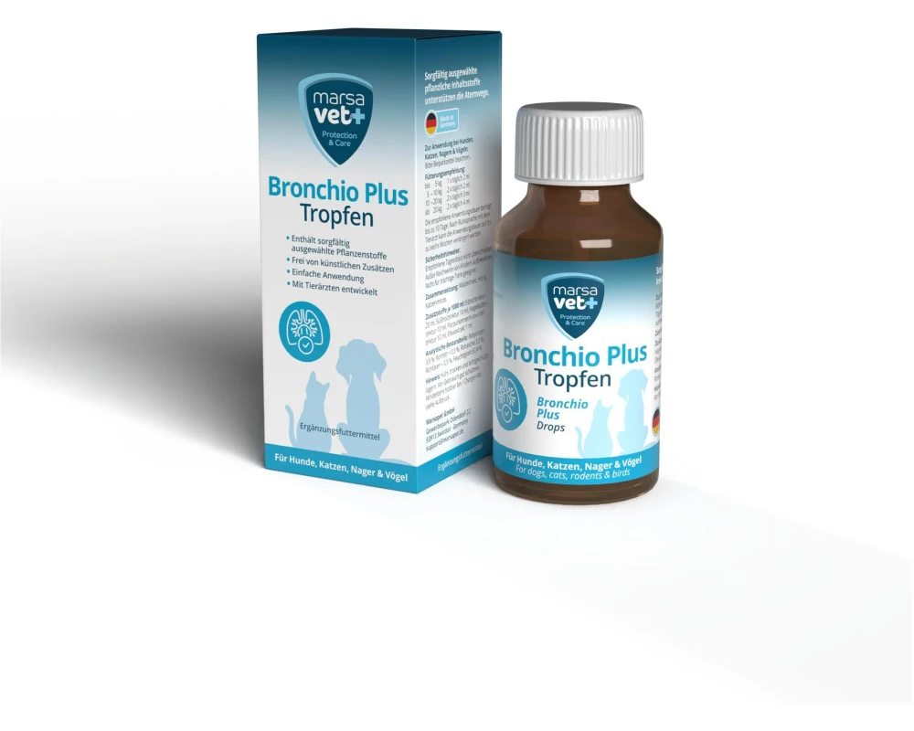 marsavet Hunde-Nahrungsergänzung Bronchio Plus Tropfen 100 ml