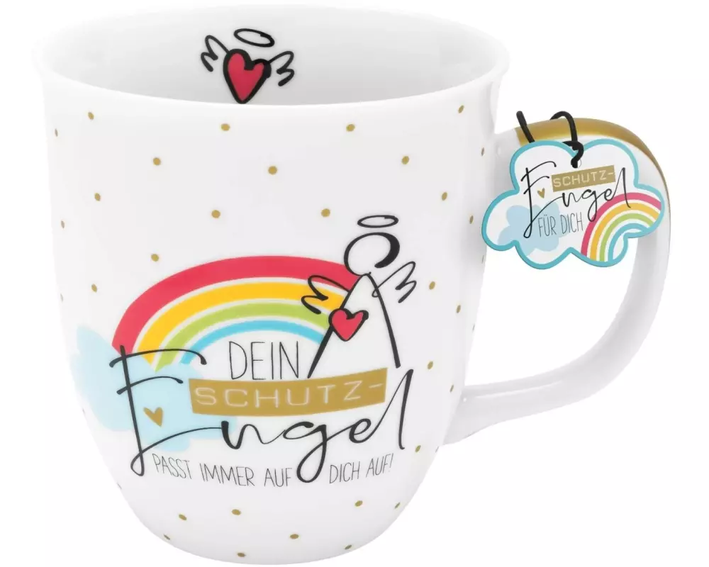 Sheepworld Universaltasse Dein Schutzengel 400 ml, 1 Stück, Weiss
