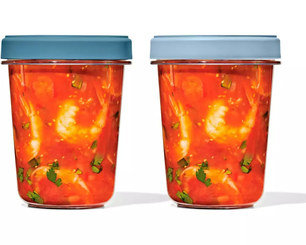 Oxo Good Grips Vorratsbehälter Twist & Stack, 900 ml, 2er Set