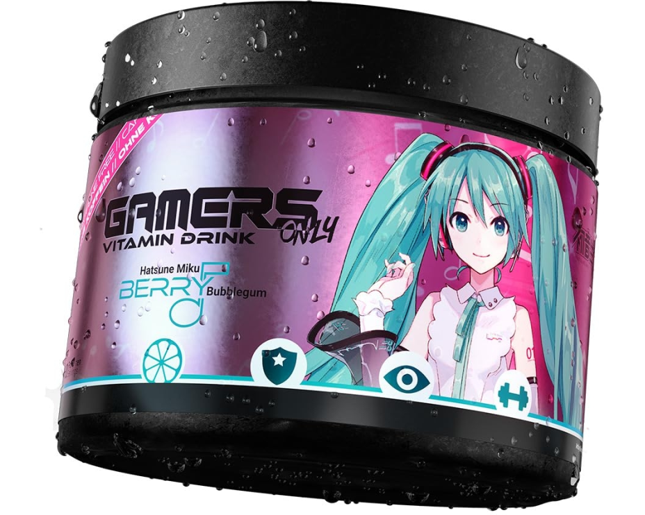 GAMERSONLY Vitamin Drink Powder 40 Port. 9120119171703 Hatsune Miku Berry Bubblegum