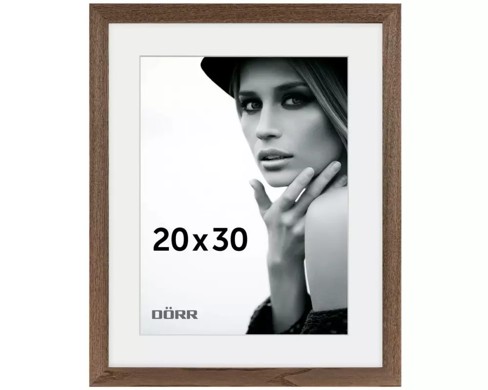 Dörr Bilderrahmen Flat Dunkelbraun, 20 x 30 cm