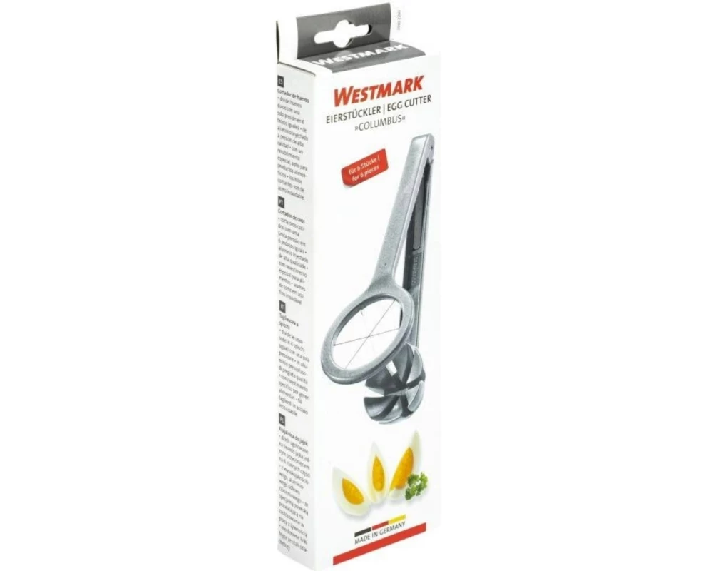 Westmark Eierstückler Columbus, 18 x 6.5 x 3 cm Silber