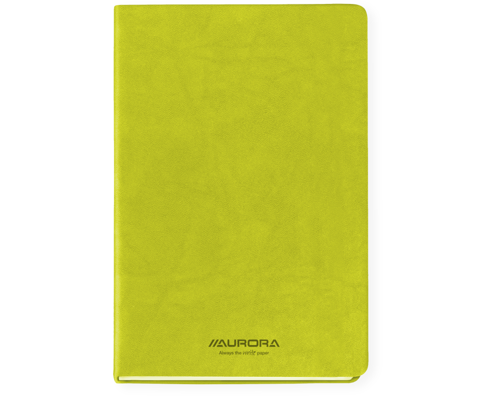 AURORA Notizbuch Softcover A5 2396CAG grün, liniert 192 Seiten