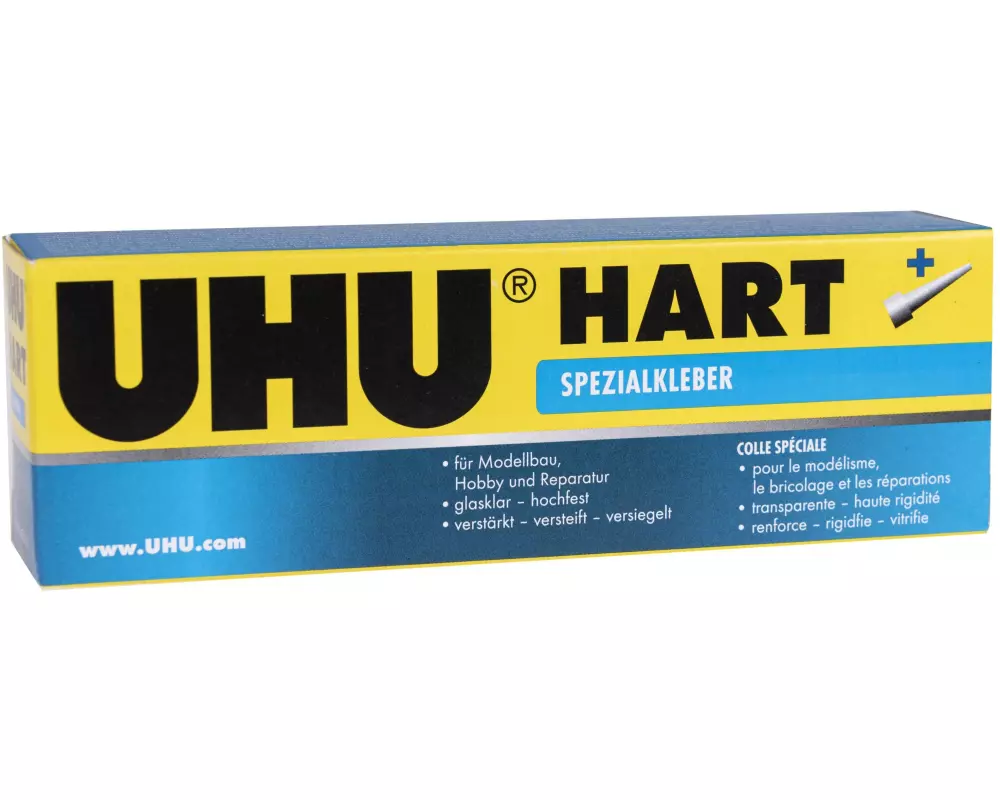 UHU Klebstoff Hart 1 Stück, Transparent