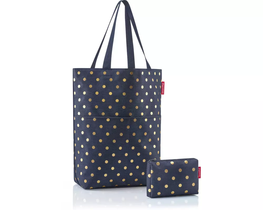 Reisenthel Einkaufskorb Cityshopper Set Metallic Dots Blue