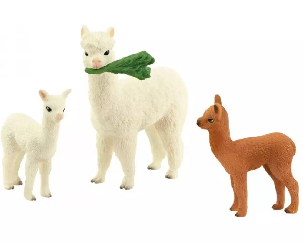 Schleich Spielfigurenset Wild Life Alpakafamilie