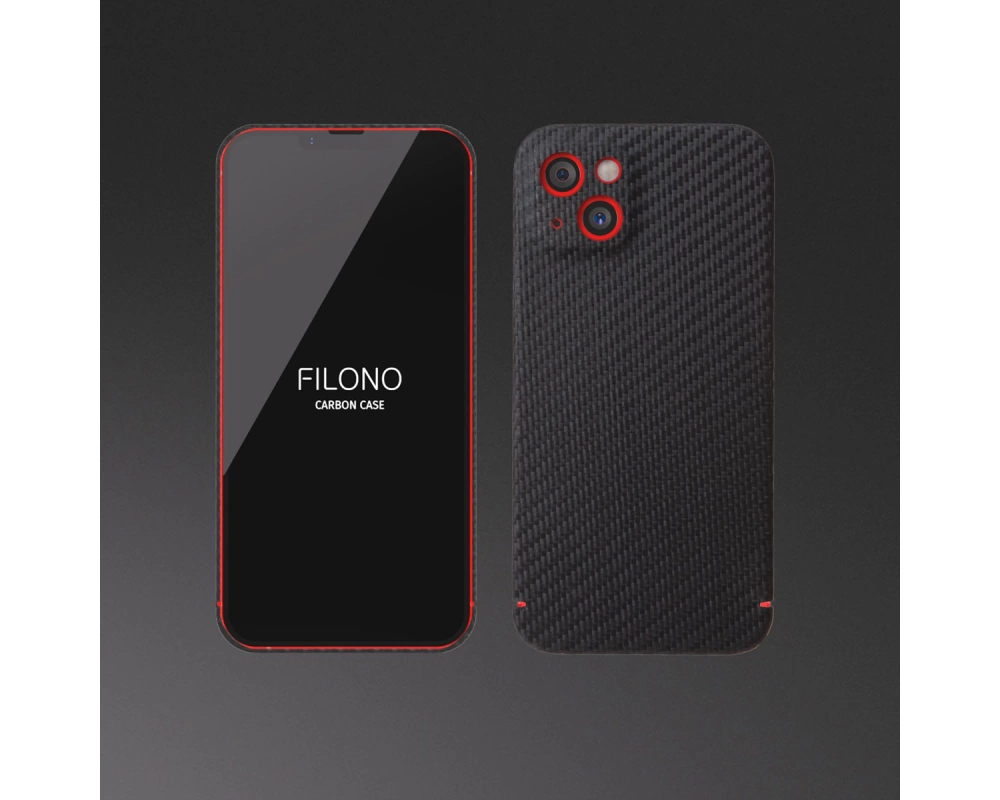 Filono Carbon Case iPhone 13 inkl. Filono Metal Ring