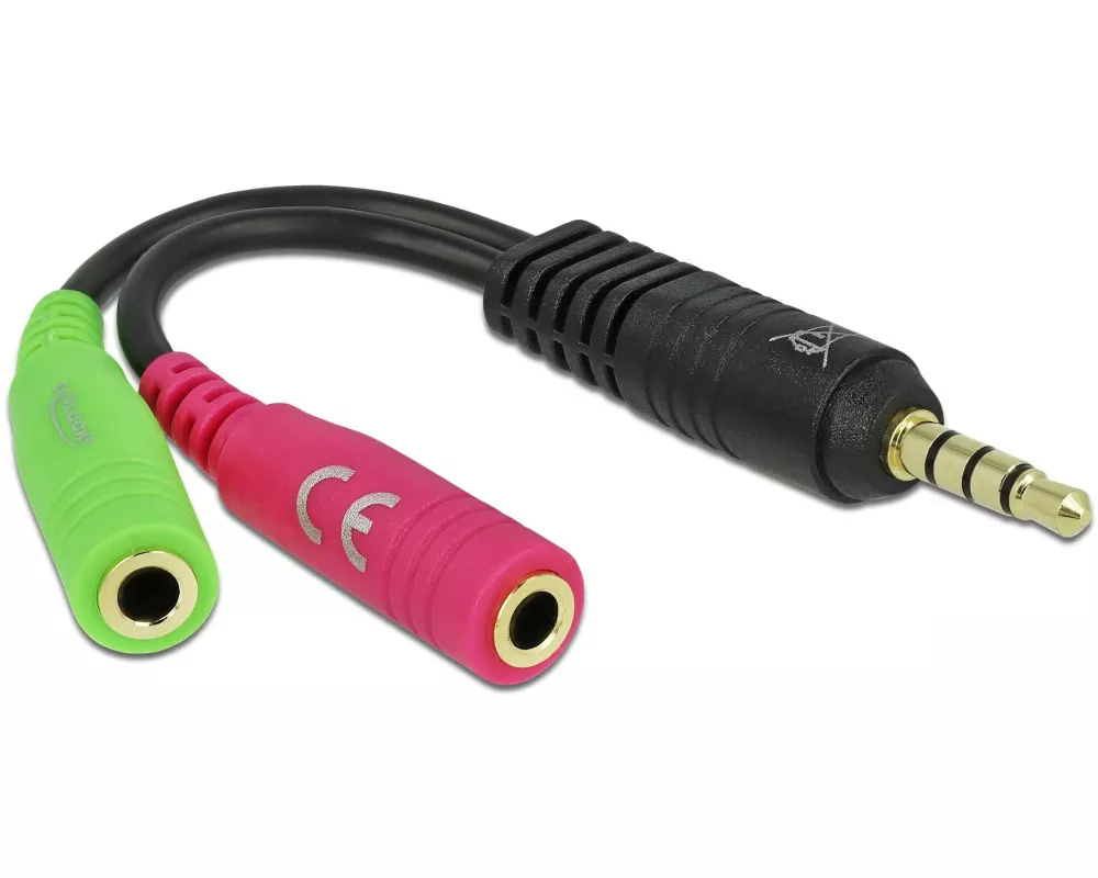 Delock Audio-Adapter 3.5 mm Klinke - Klinke 3.5 mm, female
