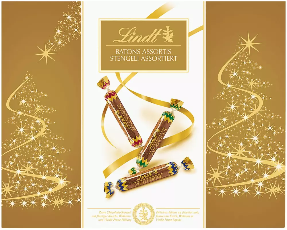 Lindt Schokolade Stengeli Assortiert Weihnachten 250 g