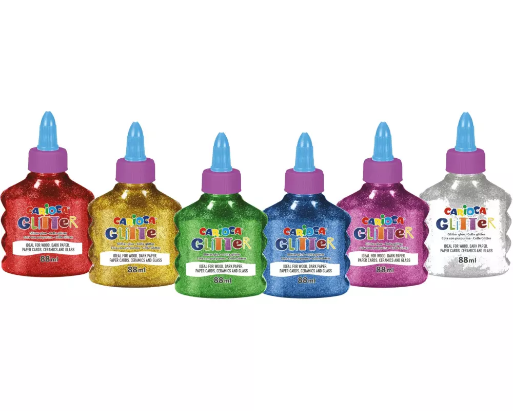 Carioca Bastelkleber Spark 12 Stück, Mehrfarbig