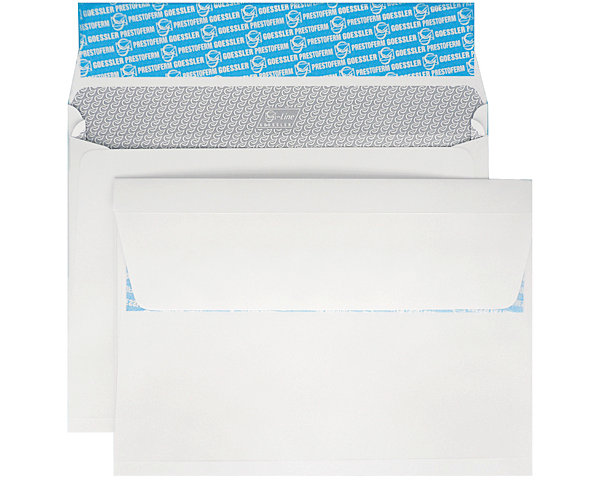 GOESSLER Couvert Expanso o/Fenster B5 2092 120g/weiss/Seitenfalt. 250 St.